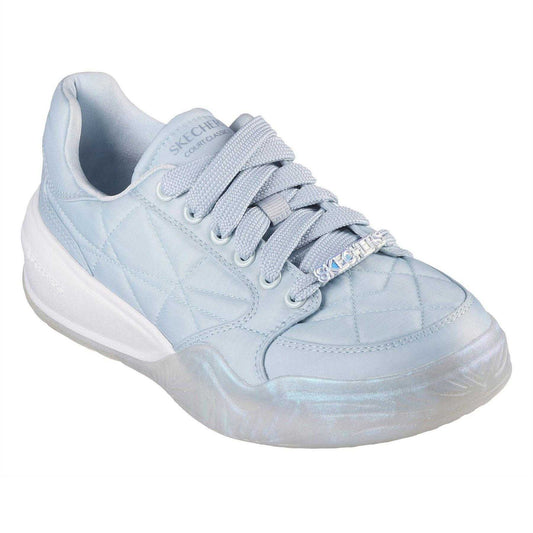 Blue - Front - Skechers Womens-Ladies Denali Wedge Trainers