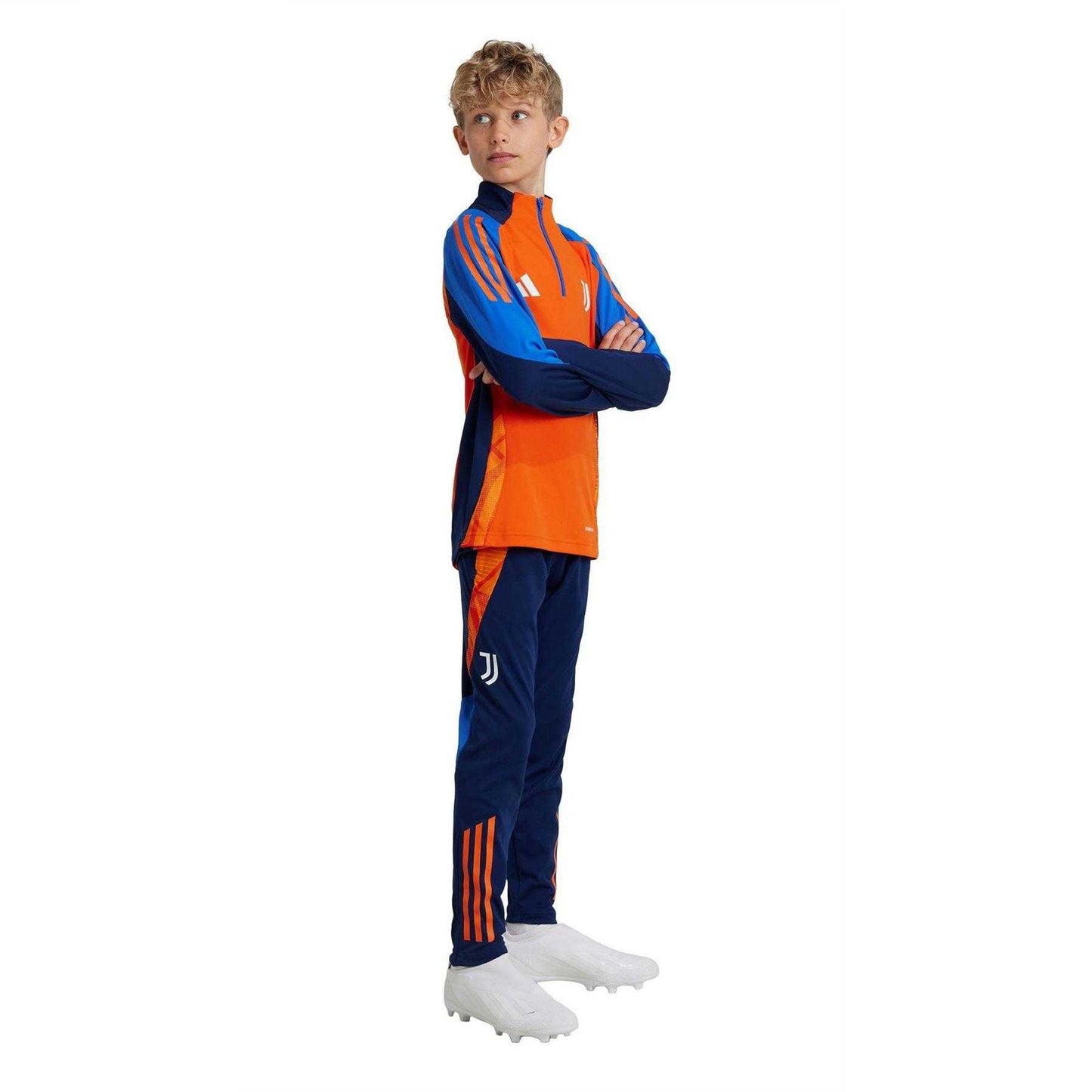 Team Navy Blue - Lifestyle - Adidas Childrens-Kids Tiro 24 Competition Juventus FC Training Tracksuit Bottoms