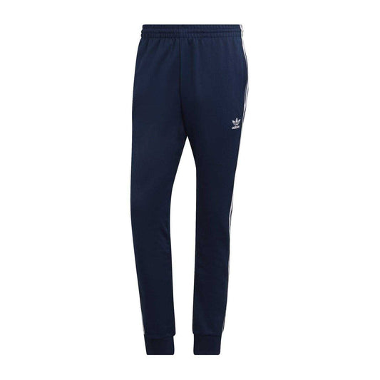 Night Indigo - Front - Adidas Mens Adicolor 3 Stripes Joggers