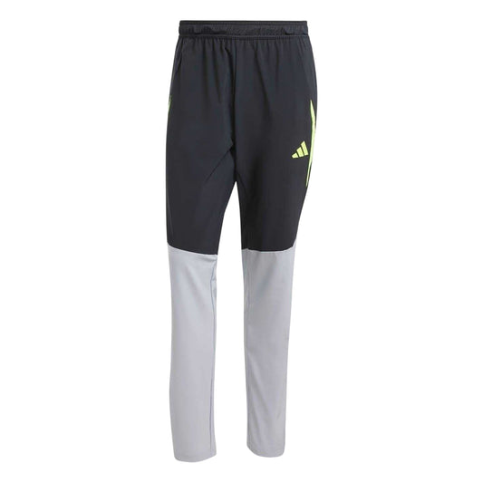 Black - Front - Adidas Mens Tech Colour Block Jogging Bottoms