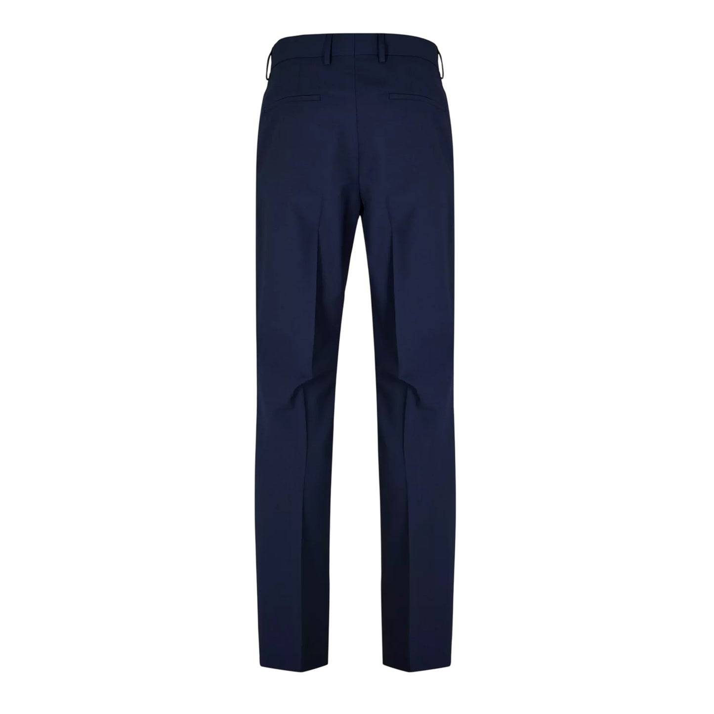 Navy - Back - Boss Mens Patterned Straight Chinos