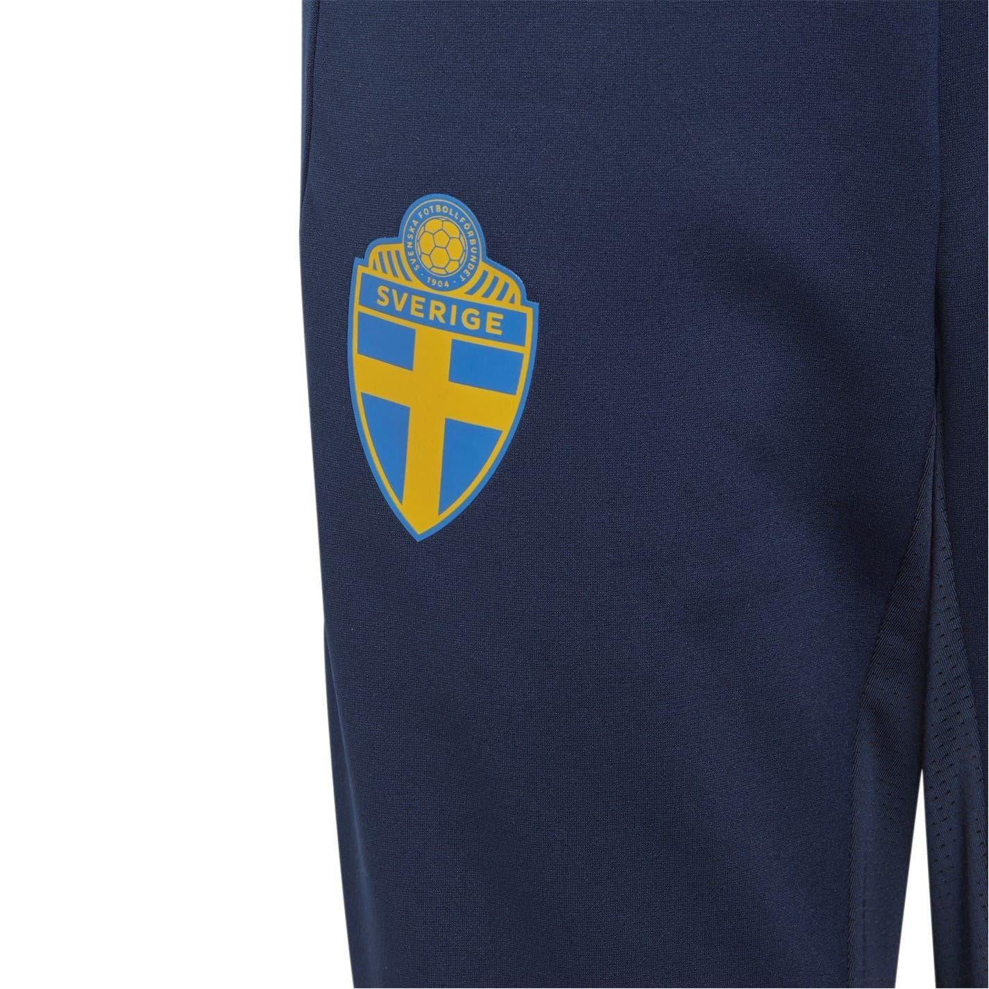Team Navy Blue - Lifestyle - Adidas Childrens-Kids Sweden FA Tracksuit Bottoms
