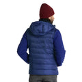 Navy - Back - Gant Mens Mixed Softshell Down Jacket