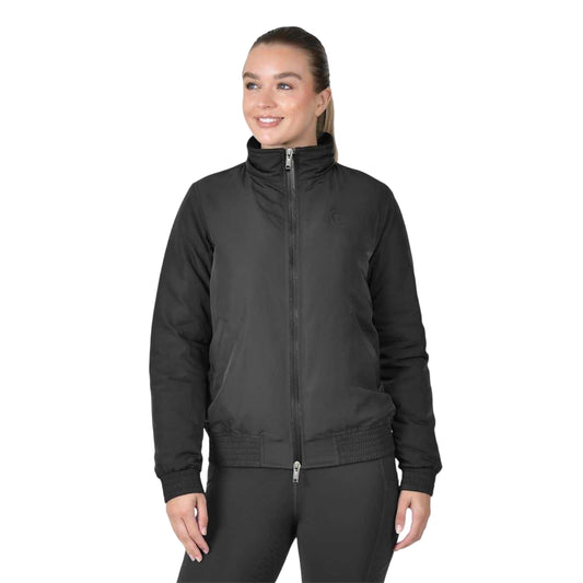 Black - Front - Dublin Womens-Ladies Team Full Zip Blouson Jacket