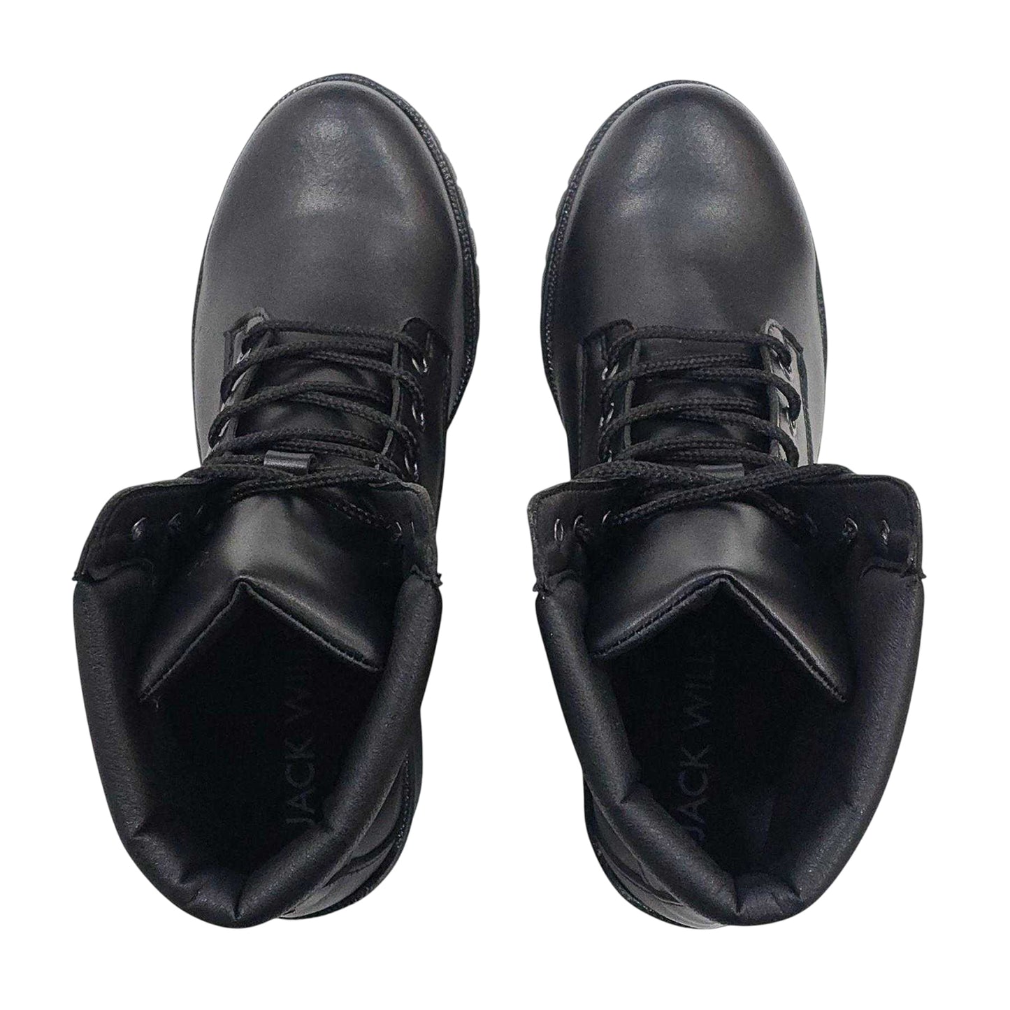 Black - Lifestyle - Jack Wills Womens-Ladies Fada Leather High Heel Ankle Boots