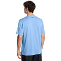 Blue - Back - Under Armour Mens Tech Geotessa Vent T-Shirt