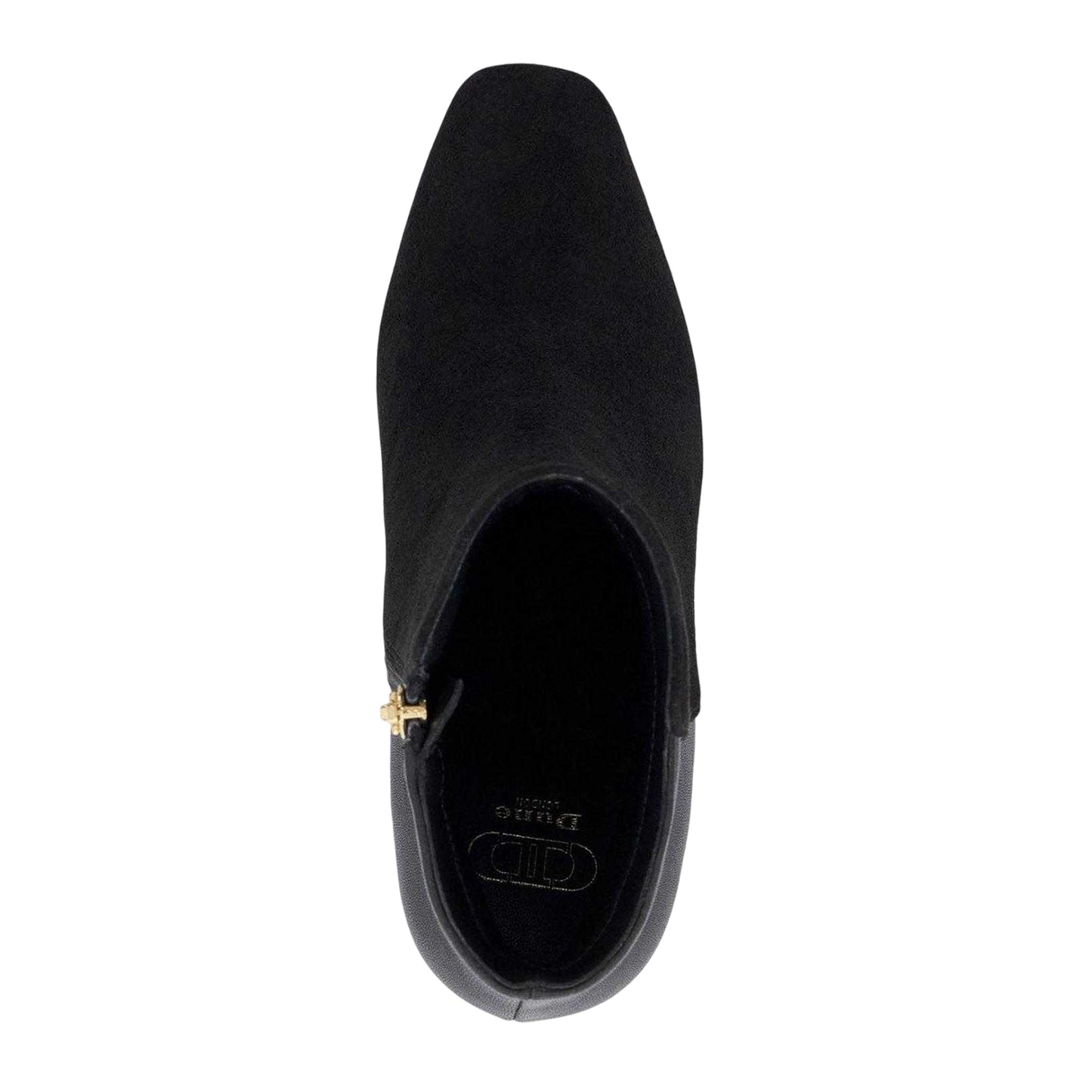 Black - Lifestyle - Dune London Womens-Ladies Orietta Two Tone Leather Ankle Boots