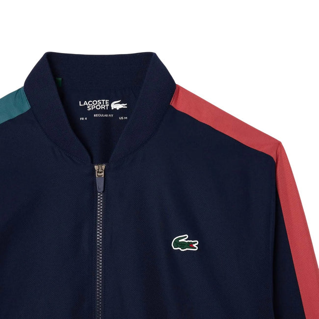 Multicoloured - Side - Lacoste Mens Tennis Tracksuit