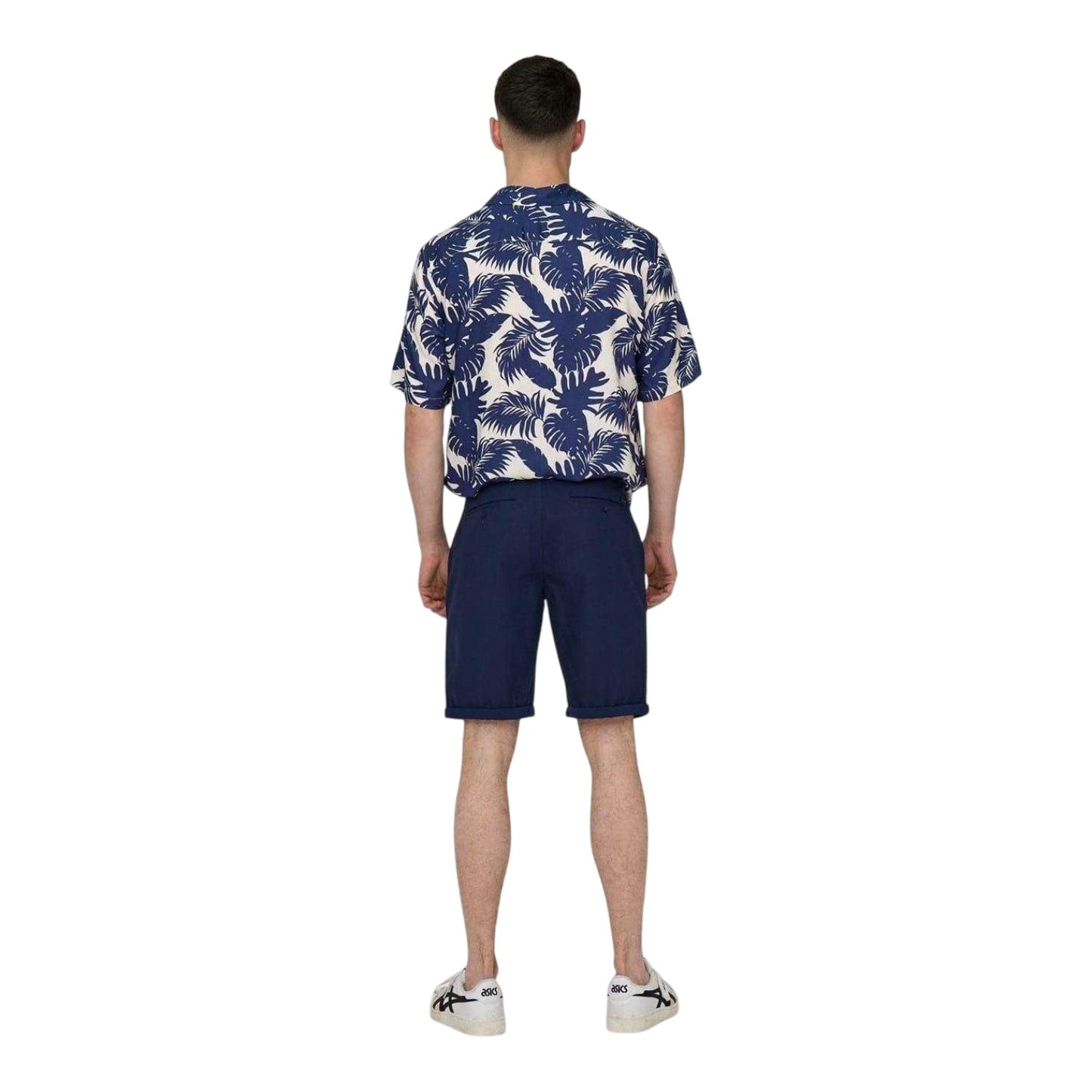Dark Navy - Close up - Only Mens Regular Shorts