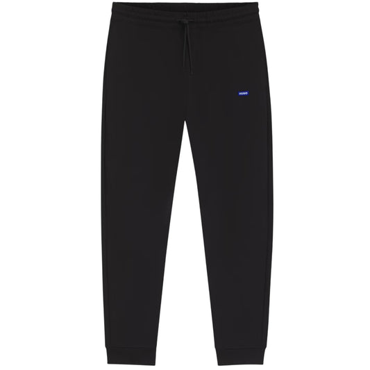 Black - Front - Hugo Mens Terrycloth Tracksuit Bottoms