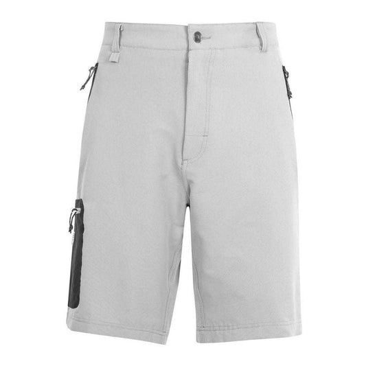 Grey - Front - Trespass Mens Cargo Shorts