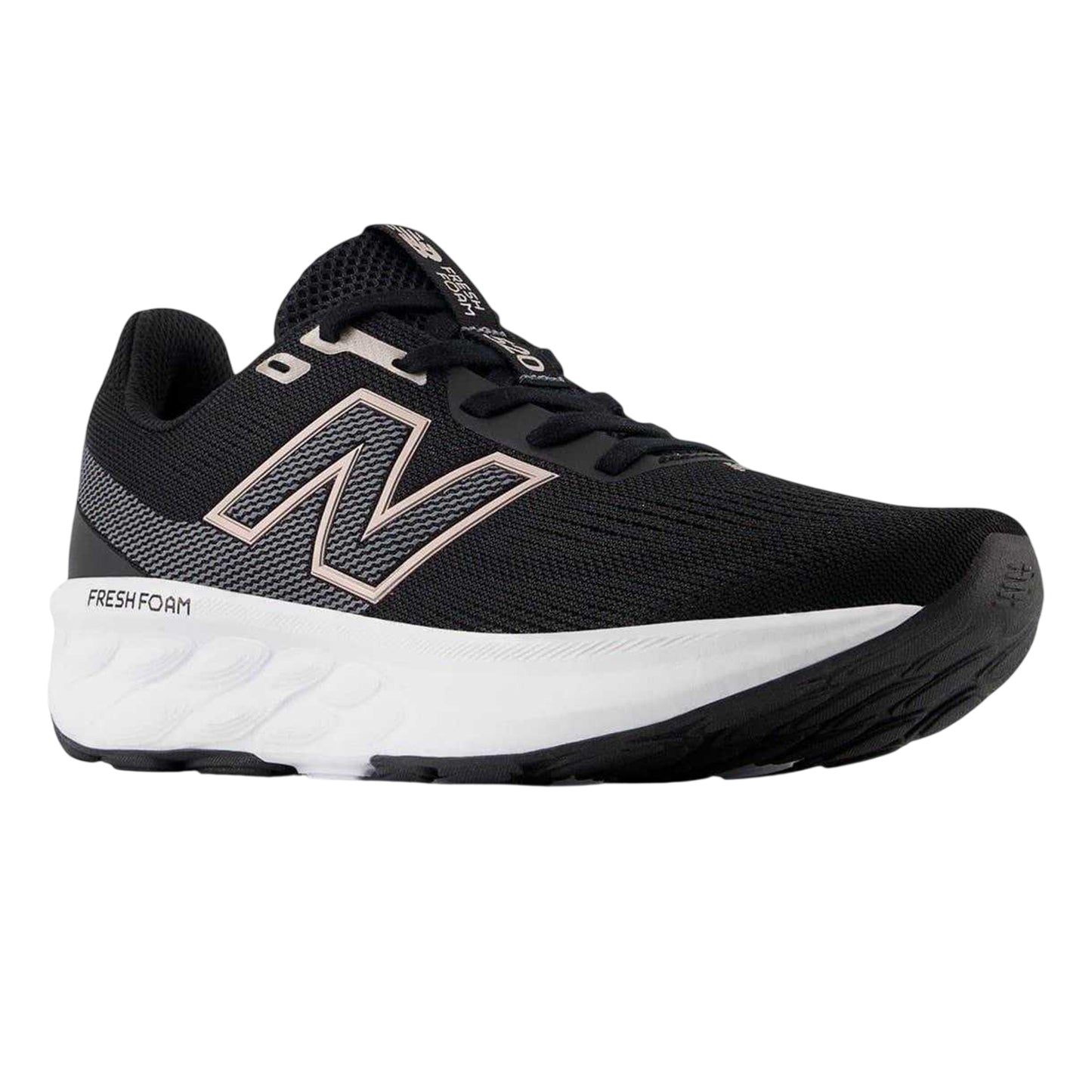 Black-White - Pack Shot - New Balance Womens-Ladies 520 V9 Running Shoes