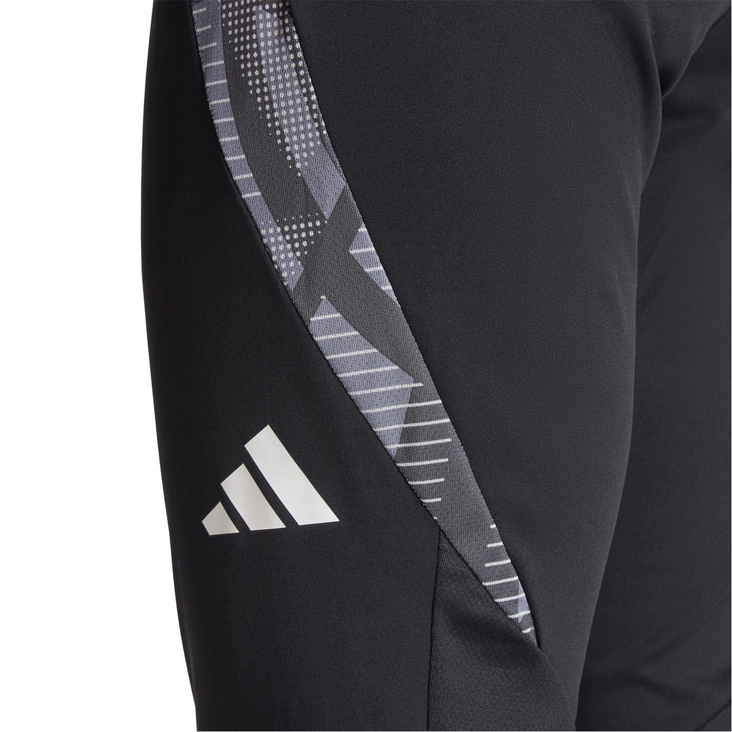 Black-Dark Grey - Pack Shot - Adidas Womens-Ladies Tiro 24 Competition Training Tracksuit Bottoms
