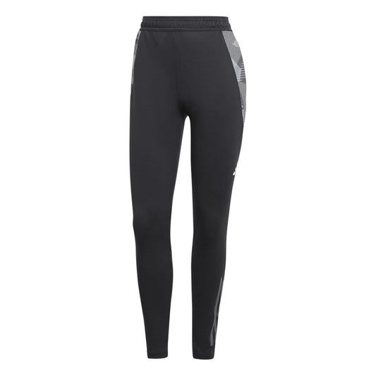 Black-Dark Grey - Front - Adidas Womens-Ladies Tiro 24 Competition Training Tracksuit Bottoms