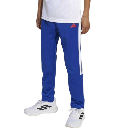 Blue - Front - Adidas Childrens-Kids House Of Tiro Tracksuit Bottoms