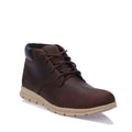 Dark Brown - Back - Timberland Mens Graydon Leather Mid Cut Lace Up Trainers