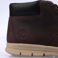Dark Brown - Close up - Timberland Mens Graydon Leather Mid Cut Lace Up Trainers