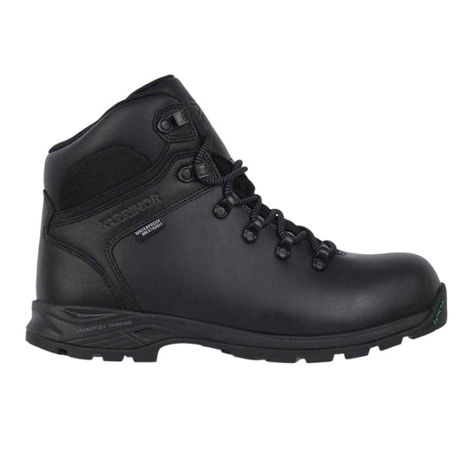 Black - Front - Karrimor Childrens-Kids Skiddaw Leather Walking Boots