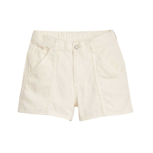 White - Front - Levis Womens-Ladies Denim Carpenter Shorts