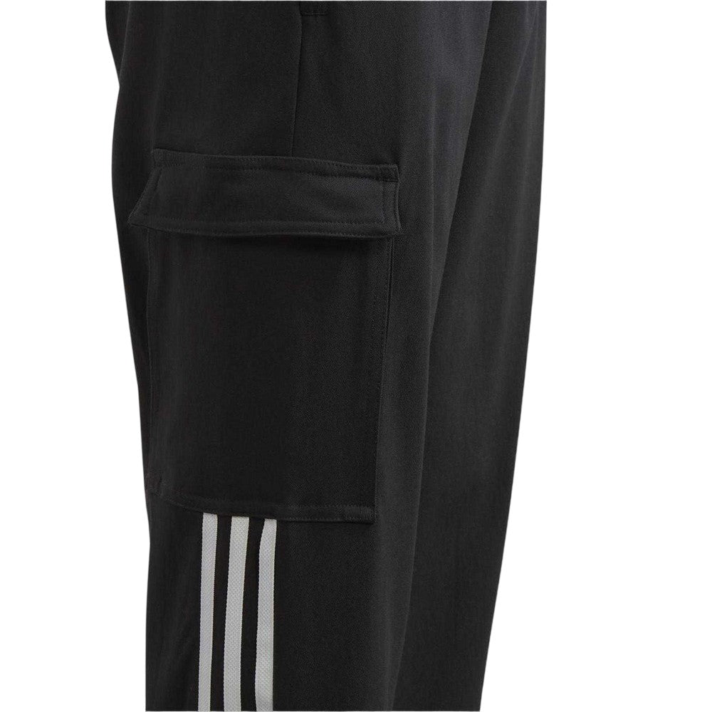 Black - Side - Adidas Childrens-Kids Adicolor Cargo Trousers