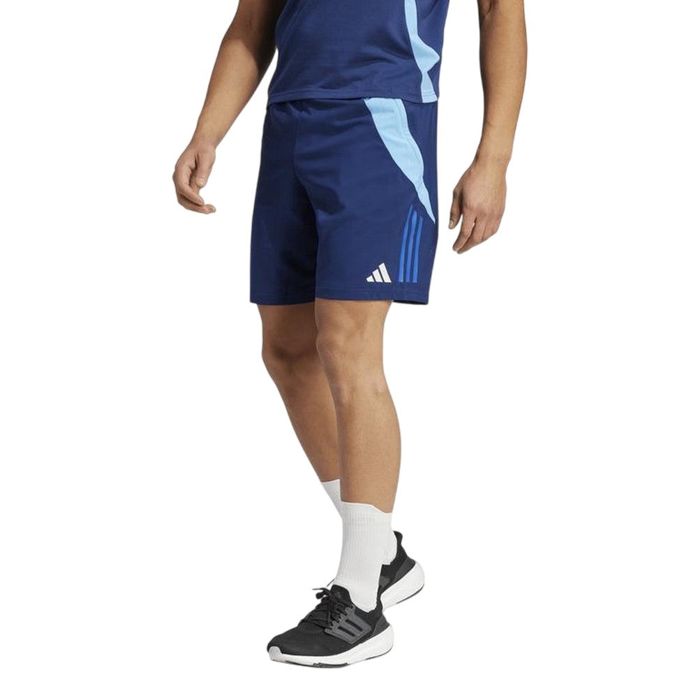 Navy Blue - Side - Adidas Mens Tiro 24 Football Shorts