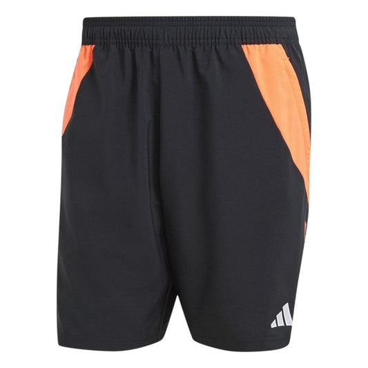 Black-Solar Red - Front - Adidas Mens Tiro 24 Football Shorts