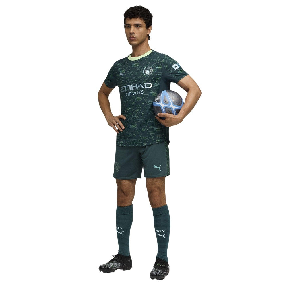 Green - Lifestyle - Manchester City FC Mens 25-26 Puma Shorts