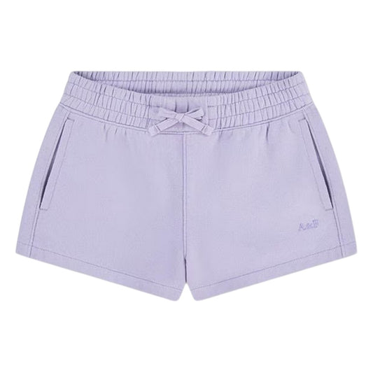 Purple Orchid - Front - Abercrombie & Fitch Childrens-Kids Essential Fleece Shorts