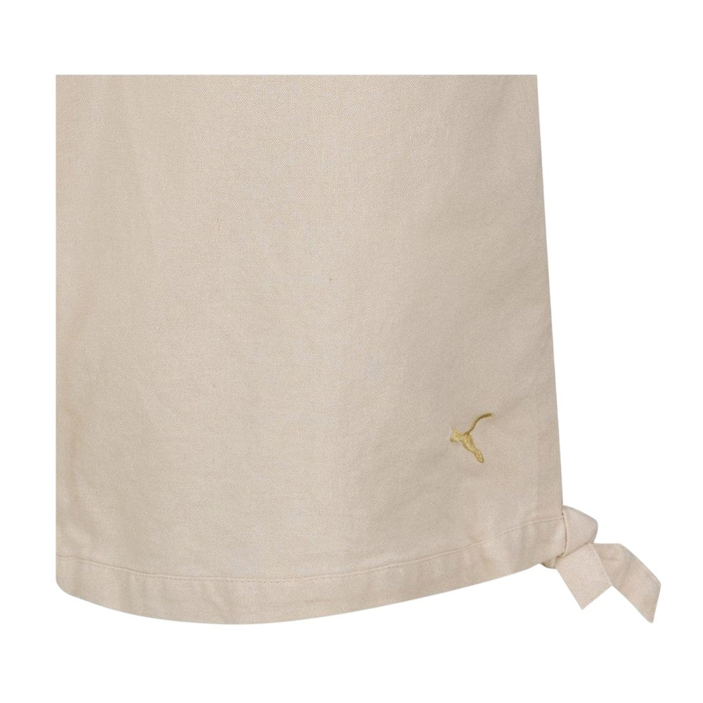 Beige - Side - Puma Womens-Ladies Shala Performance Fishing Shorts