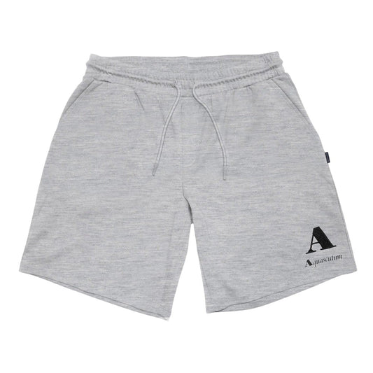 Grey - Front - Aquascutum Mens Jersey Shorts