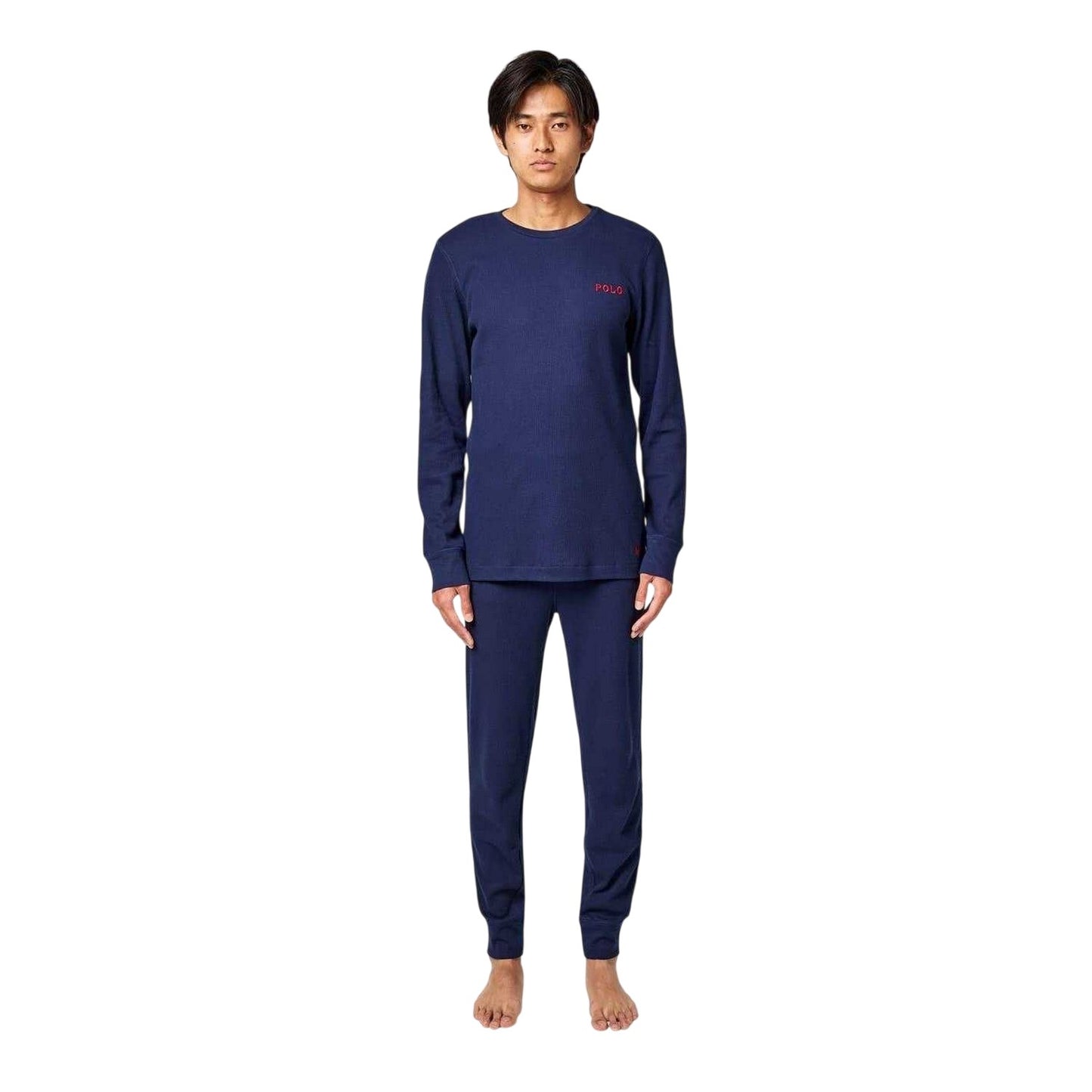 Navy - Lifestyle - Ralph Lauren Mens Waffle Jogging Bottoms