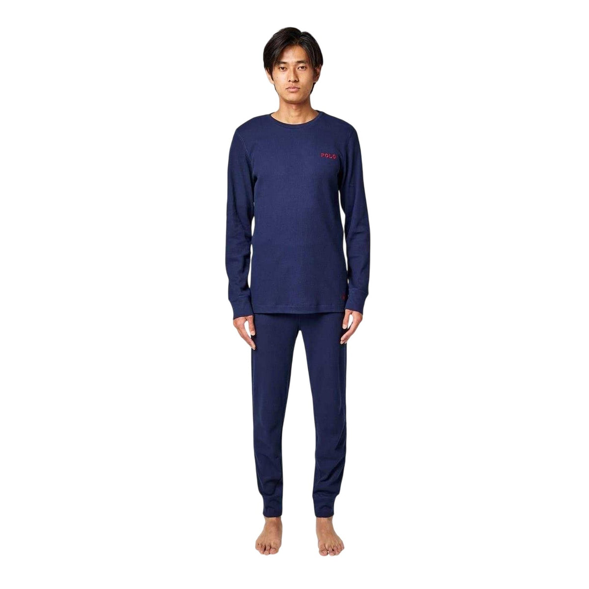 Navy - Lifestyle - Ralph Lauren Mens Waffle Jogging Bottoms