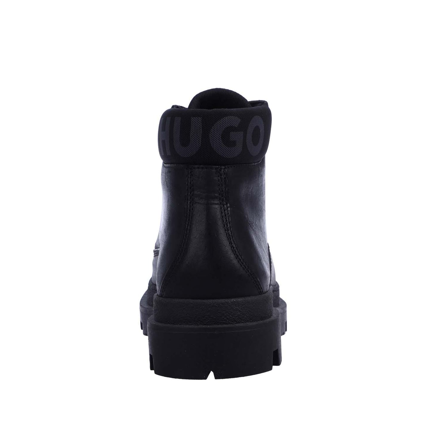 Black - Close up - Hugo Mens Graham Leather Ankle Boots