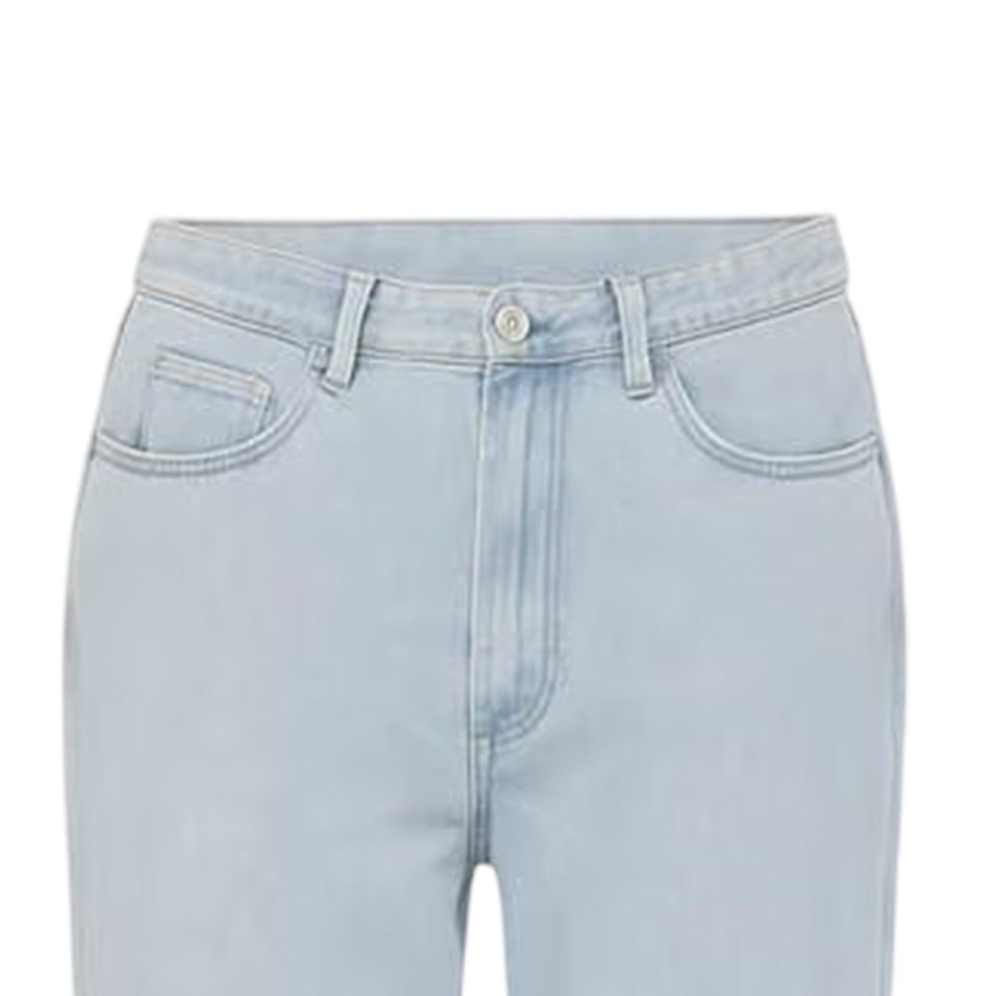 Blue - Side - I Saw It First Womens-Ladies Embroidered Wide Leg Jeans