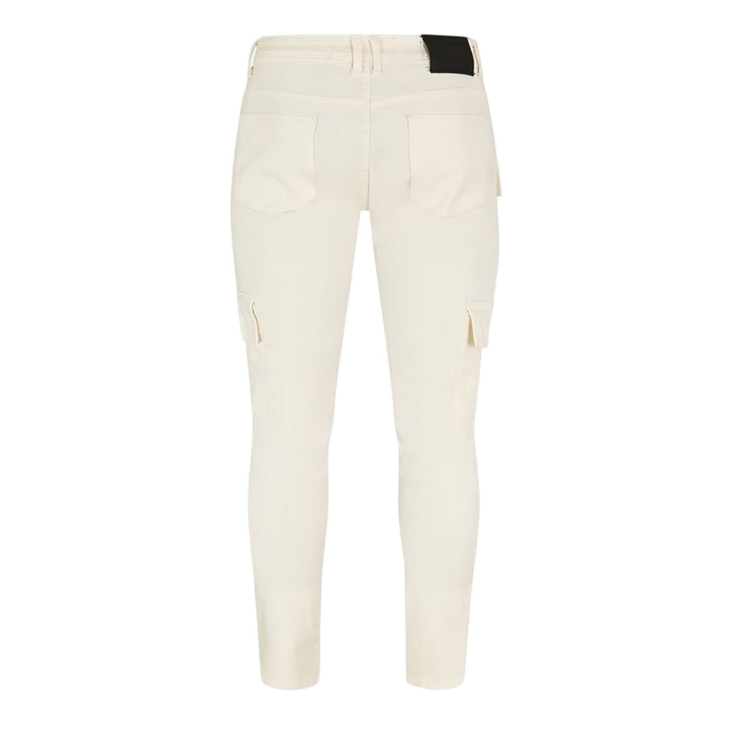 Off White - Back - Criminal Damage Mens Utility Denim Slim Jeans