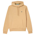 Beige - Front - Lacoste Mens Organic Cotton Full Zip Hoodie