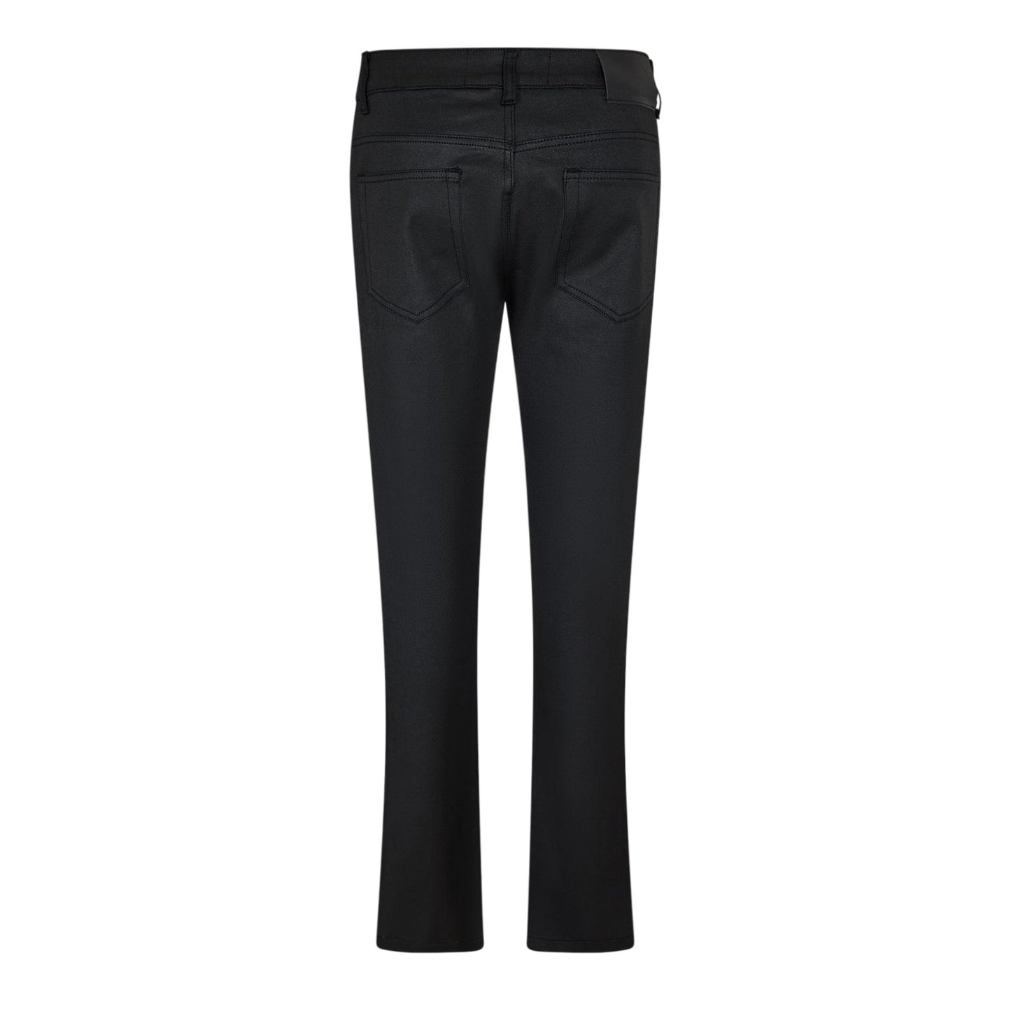 Black - Back - Criminal Damage Womens-Ladies Denim Straight Leg Jeans