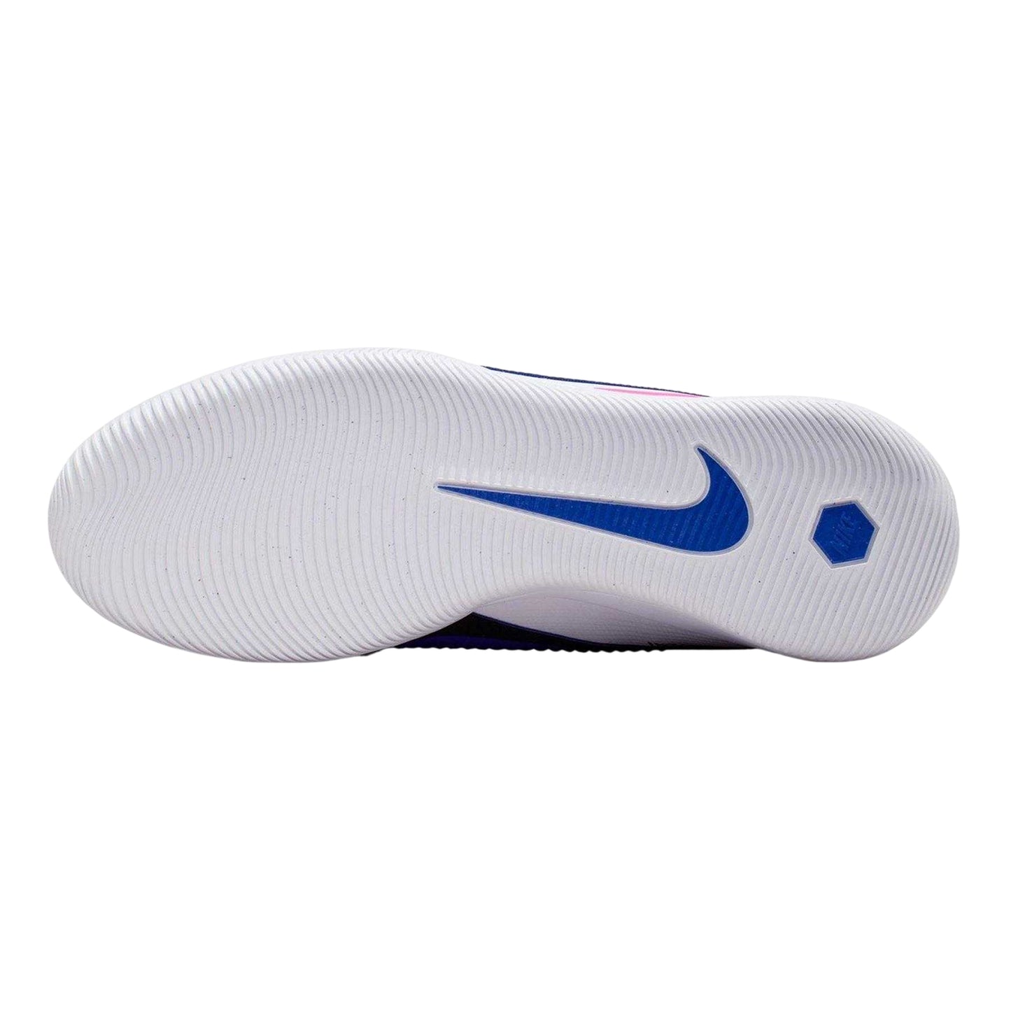 Royal Blue-Pink - Lifestyle - Nike Childrens-Kids Phantom 6 Textured Low Indoor Football Trainers