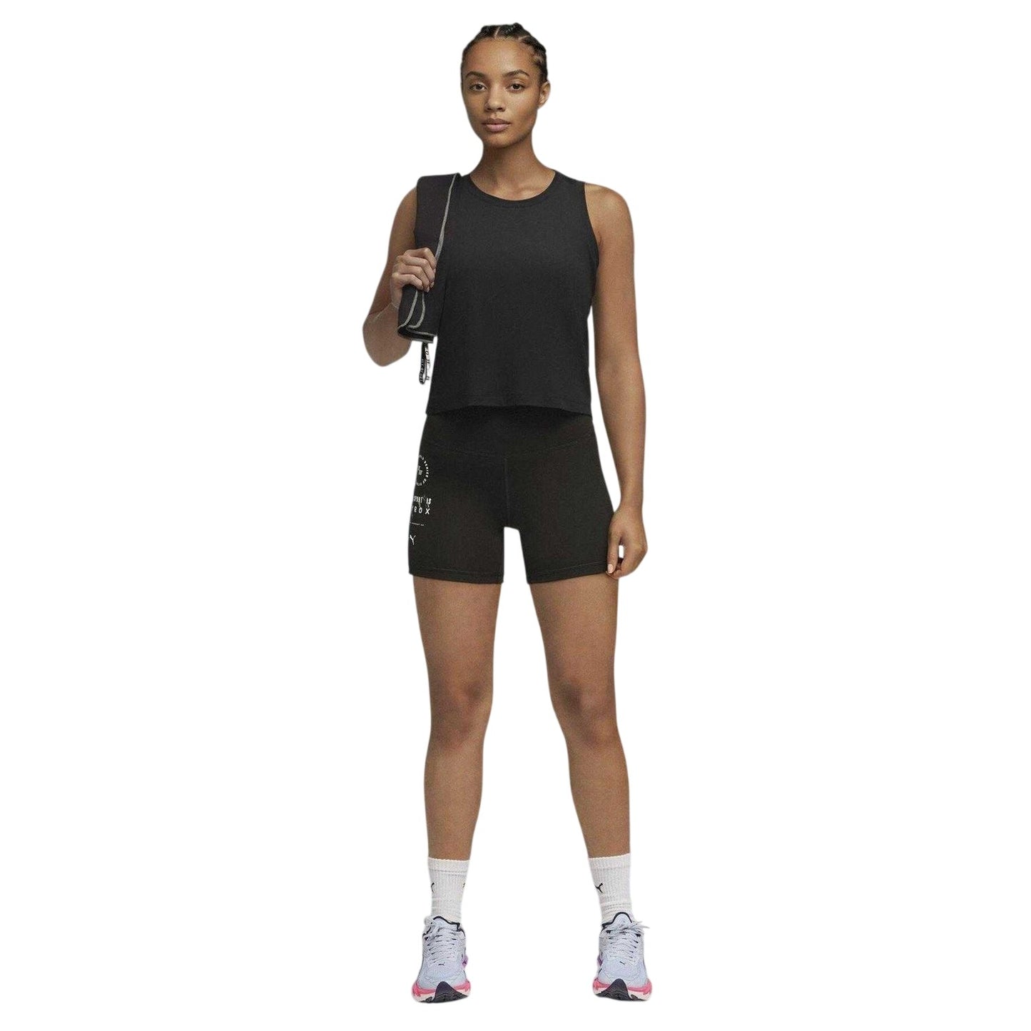 Black - Lifestyle - Puma Womens-Ladies Hyrox Essentials Shorts