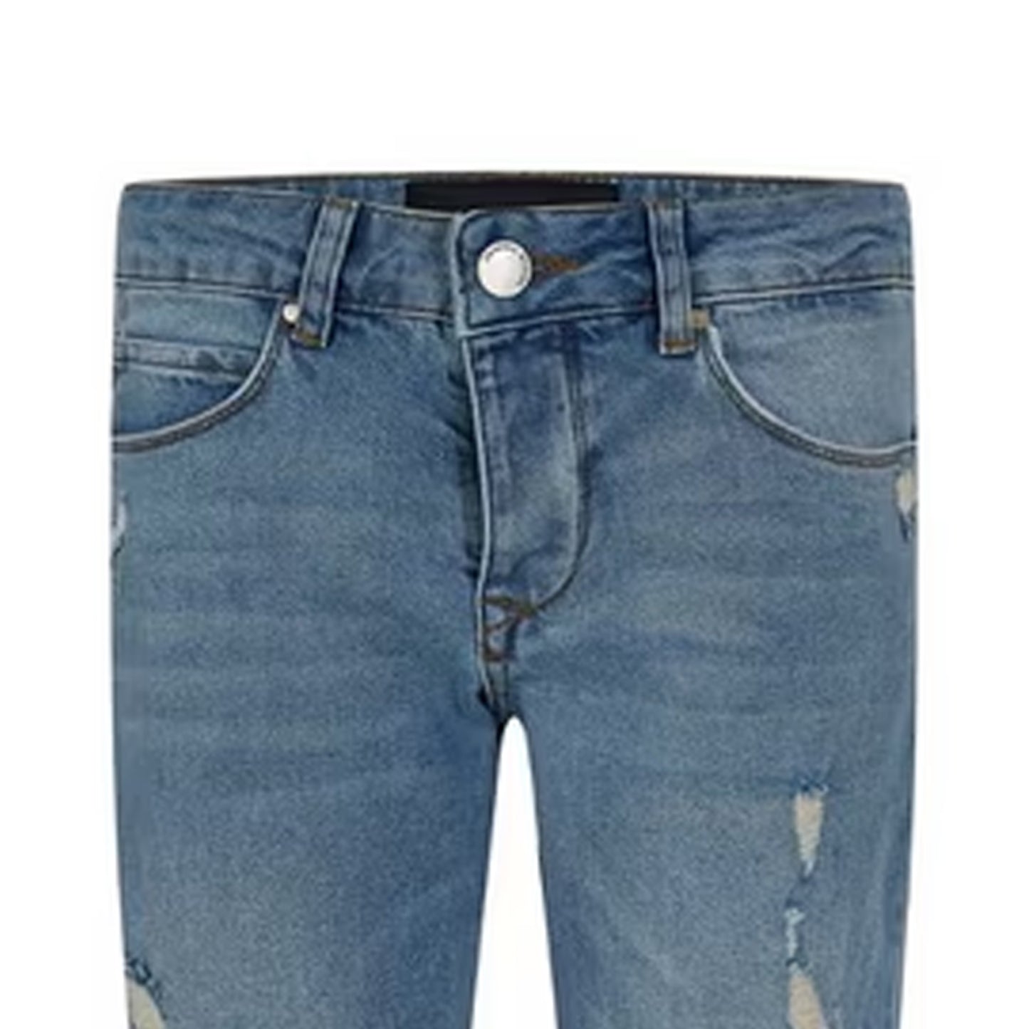 Blue Wash - Side - Criminal Damage Womens-Ladies Curtis Slim Jeans