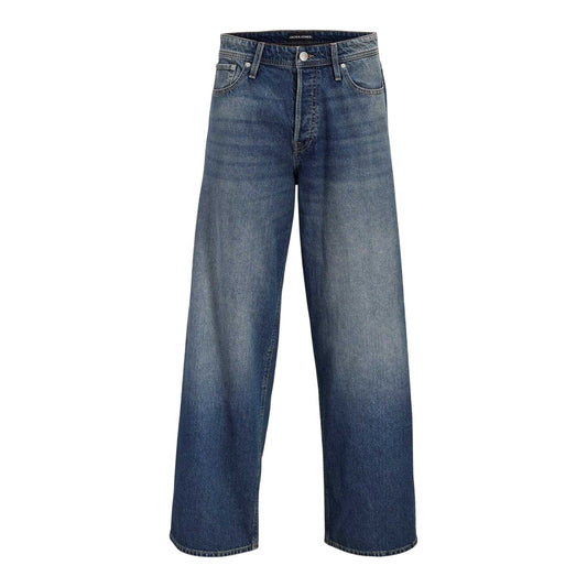 Blue Denim - Front - Jack And Jones Mens 080 Denim Tapered Jeans