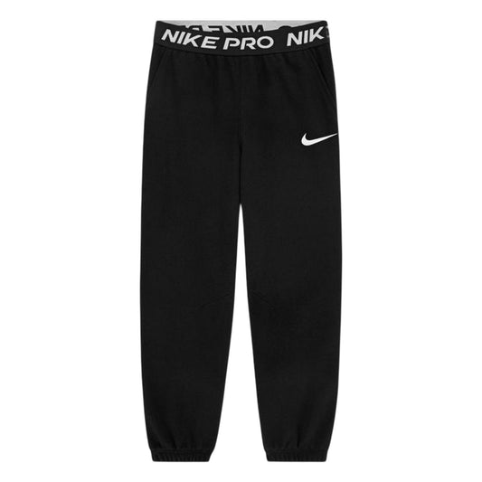 Black - Front - Nike Childrens-Kids Pro Dri-FIT Joggers