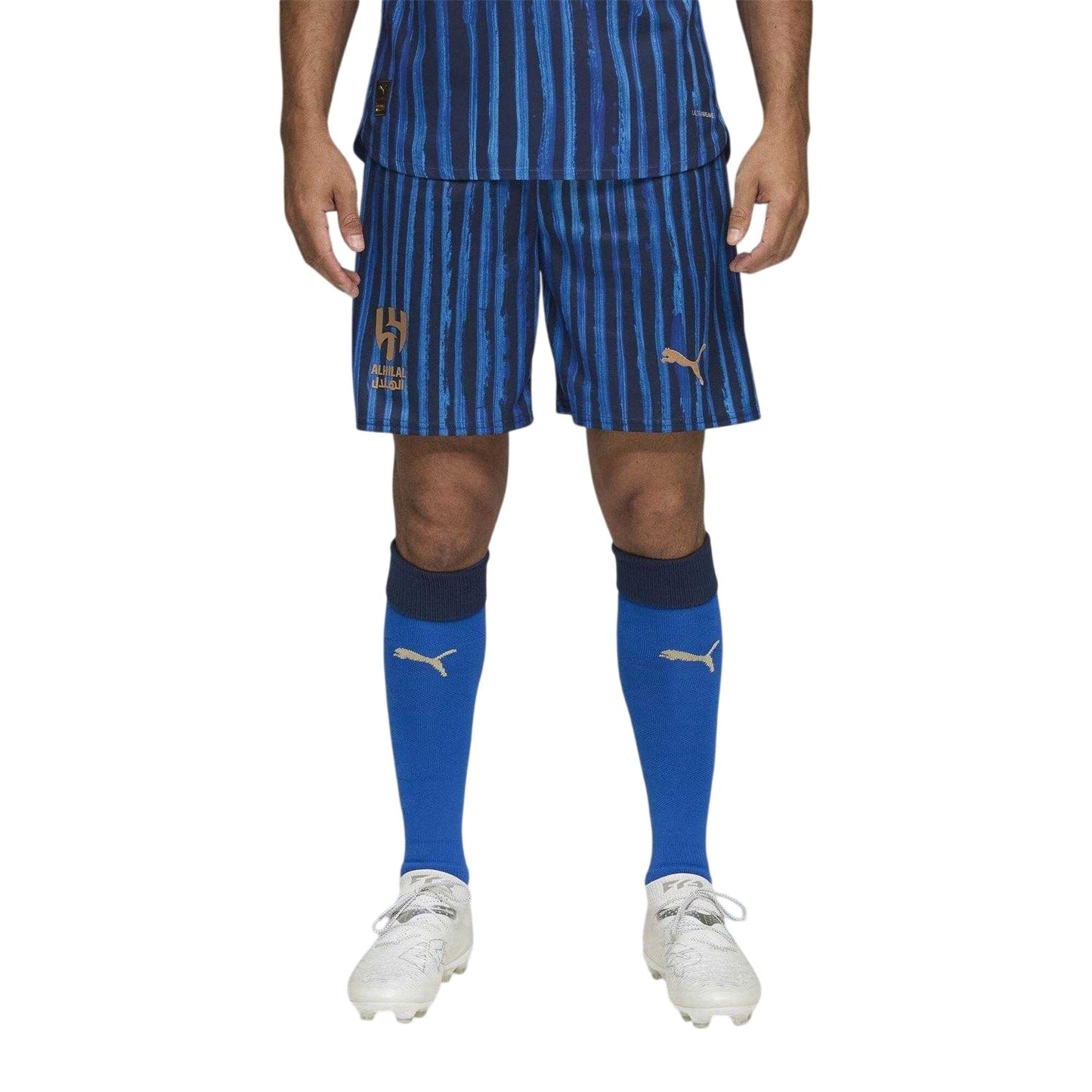 Blue-Navy - Lifestyle - Puma Mens KidsSuper 25-26 Al-Hilal Saudi FC Football Shorts