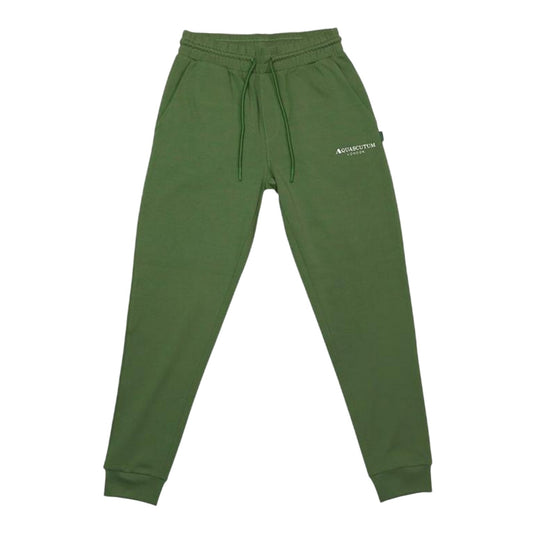 Military Green - Front - Aquascutum Mens Patterned Slim Joggers