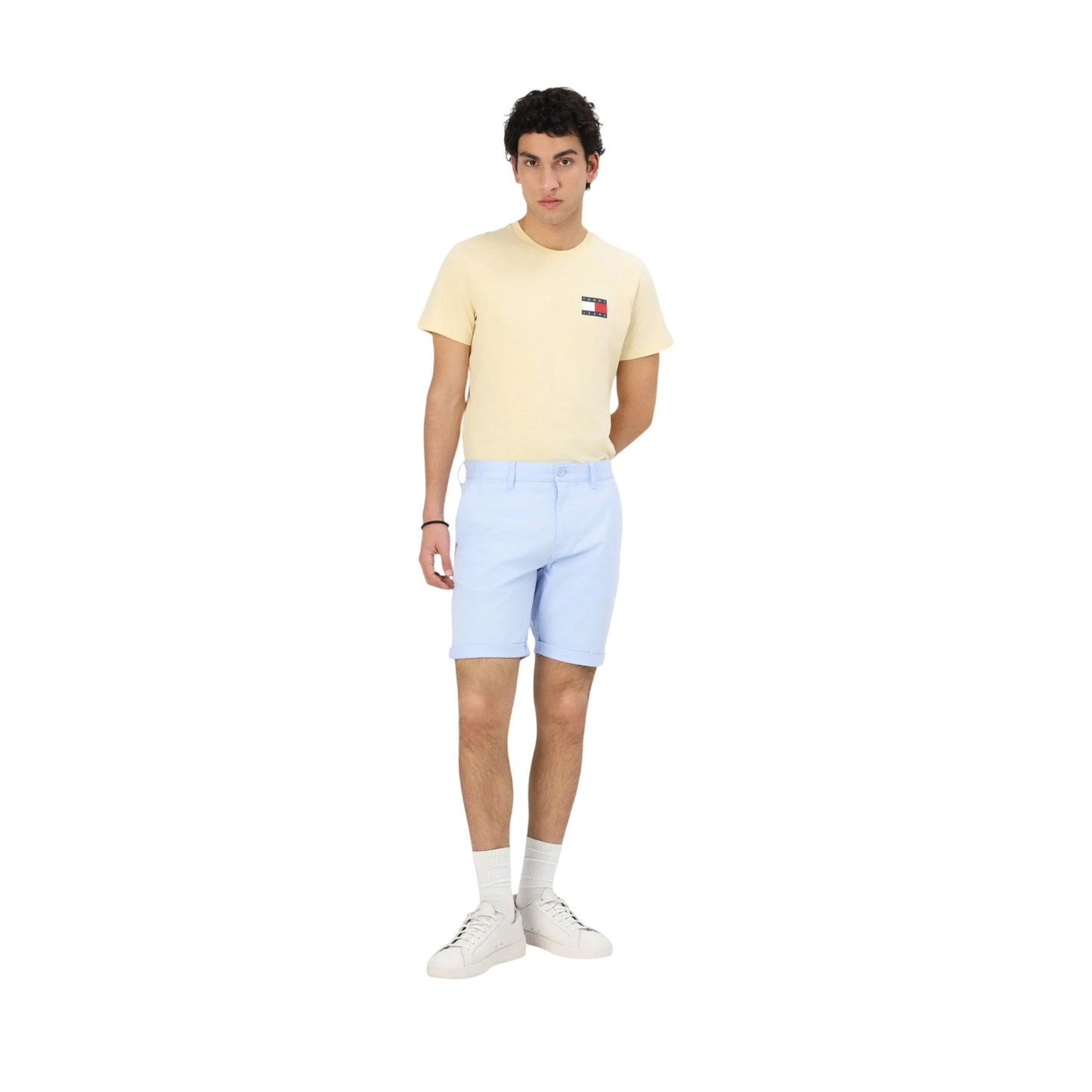 Sweet Blue - Lifestyle - Tommy Jeans Mens Scanton Solid Chino Shorts