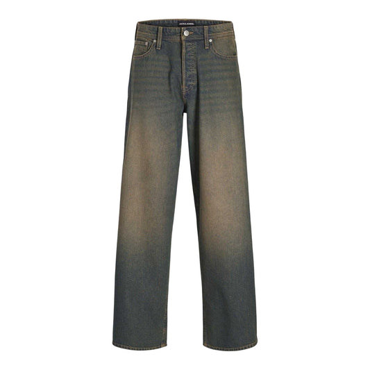 Blue Denim - Front - Jack And Jones Mens 083 Denim Fade Skinny Jeans