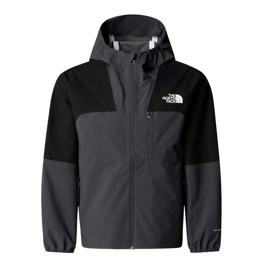 Black-Grey - Front - The North Face Boys Packable Shell Jacket
