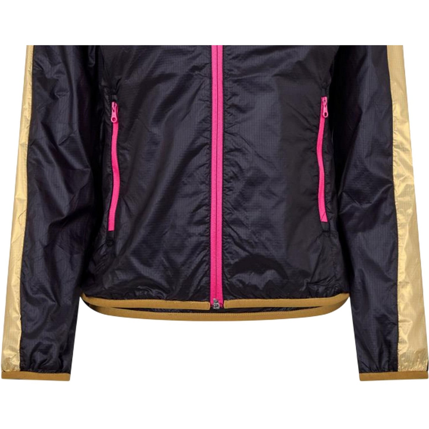 Black - Pack Shot - Puma Womens-Ladies Contrast Windbreaker
