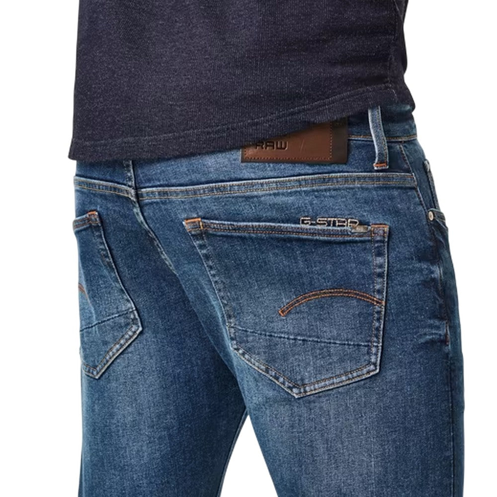 Denim - Side - G-Star Mens 3301 Cotton Skinny Jeans