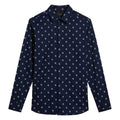 Navy - Front - Ted Baker Mens KYME Ditsy Floral Long-Sleeved Shirt